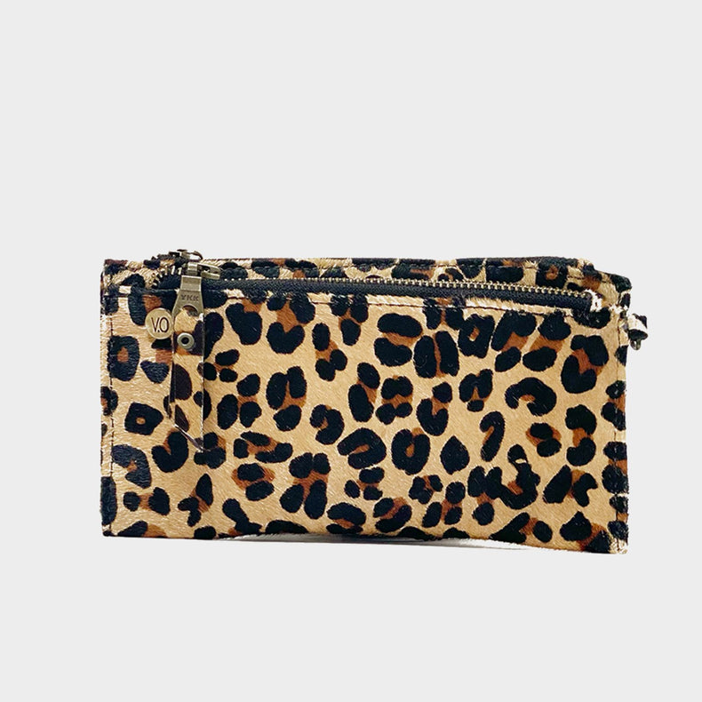 Billetera Cuero Diseño Animal Print