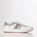 Zapatilla Blanca y Plateado Sustentable