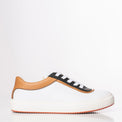 Zapatilla Blanca, Negro y Camel Sustentable
